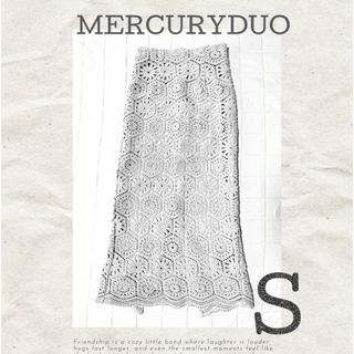 マーキュリーデュオ(MERCURYDUO)の【訳あり】モザイクレースタイトスカート(ロングスカート)