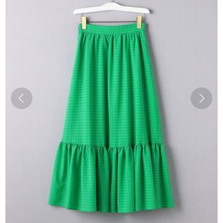 UNITED ARROWS｜シアサッカーティアードロングスカート(38)
