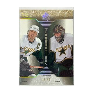 UPPER DECK NHLカード SP AUTHENTIC MIKE MODANO MARTY TURCO STARS 43/99 #F7 送料無料 中古 IT1
