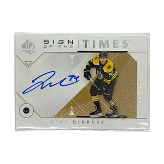 UPPER DECK NHLカード SP AUTHENTIC JAKE DEBRUSK BRUINS #SOTT-JD 送料無料 中古 IT1