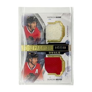 UPPER DECK NHLカード PREMIER PATRICK KANE DUNCAN KEITH BLACKHAWKS 142/149 #PD2-KK 送料無料 中古 IT1