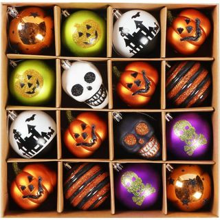 【人気商品】SVNVIOZ ハロウィン 飾り かぼちゃ 6cm ボールオーナメン