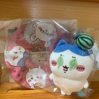 ちいかわ これってスイカ割り・・・？マスコット（ハチワレ）とノベルティのうきわ