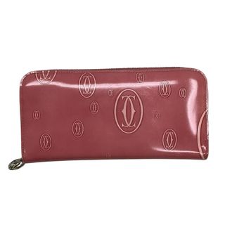 ♪♪Cartier カルティエ レディース ラウンドファスナー 長財布 ピンク
