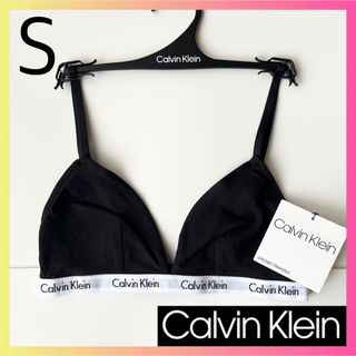 カルバンクライン(Calvin Klein)のレア 新品 下着 USA カルバンクライン ブラ 黒 S(ブラ)