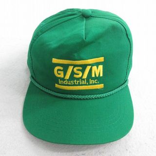中古 キャップ 80年代 80s GSM 緑 グリーン 25jul28(ニット帽/ビーニー)