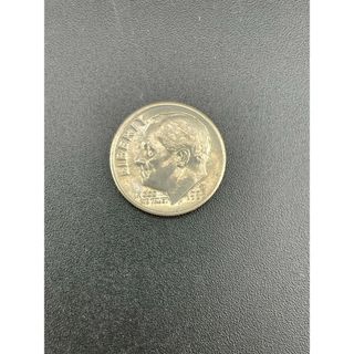 【中古品】アメリカ　ルーズベルト　10セント　銀貨　1985年　コイン　古銭(その他)