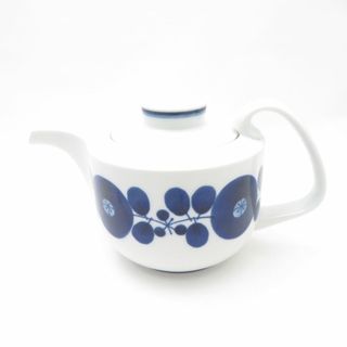 HAKUSAN JAPAN 白山陶器 BLOOM ブルーム リース ティーポット 急須 波佐見焼 花柄 白磁 青 SU12883E2 (その他)
