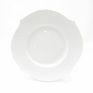 マイセン(MEISSEN)の美品 MEISSEN マイセン 波の戯れ ホワイト 中皿 19cmデザートプレート 白磁 テーブルウェア SU12763F1 (食器)