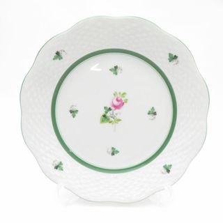 ヘレンド(Herend)の美品 Herend ヘレンド ウィーンの薔薇 VRH 517 中皿 19cmプレート ケーキ デザート バラ ばら SY13003A3 (食器)