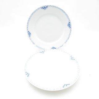 ロイヤルコペンハーゲン(ROYAL COPENHAGEN)の美品 ROYAL COPENHAGEN ロイヤルコペンハーゲン プリンセス 620 中皿 19cmプレート ケーキ デザート SY13005A3 (食器)
