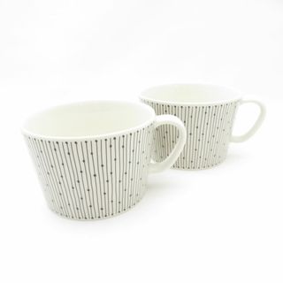 アラビア(ARABIA)の美品 ARABIA アラビア Mainio マイニオ サラストゥス マグカップ 2点 ペア スープ 0.4L ティー コーヒー 北欧 SU12824F2 (グラス/カップ)