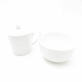ノリタケ(Noritake)の美品 Noritake ノリタケ Lanka Porcelain テイスティングカップ ボウル 2点 セット 蓋付マグカップ 碗 SY12982E1 (食器)