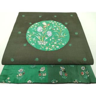 平和屋着物●名門木屋太　今河織物　六通柄袋帯　花丸文　正絹　逸品　DAAU5977ps(帯)