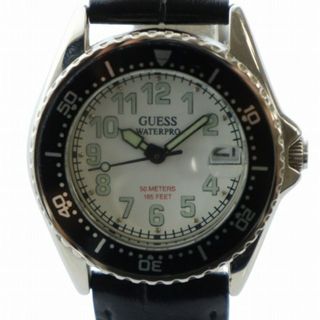 GUESS - ゲス GUESS 腕時計 ウォッチ クォーツ カレンダー付き 白文字盤 ロゴ