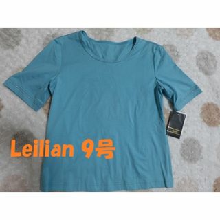 レリアン(leilian)の新品☆Leilian　ストレッチ　半袖カットソー　９号　M　レリアン(カットソー(半袖/袖なし))