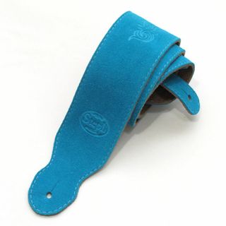 新品 ギターストラップ Steph BS-1027 スエードレザー/ターコイズ(ストラップ)