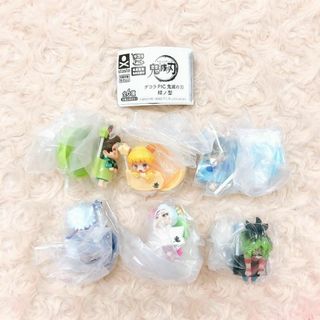 鬼滅の刃 デコラPIC 鬼滅の刃 肆ノ型 全6種 フルコンプ(キャラクターグッズ)