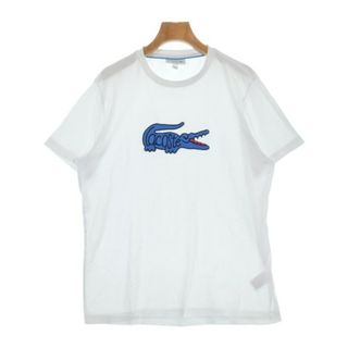 LACOSTE - LACOSTE ラコステ Tシャツ・カットソー M 白 【古着】【中古】【送料無料】