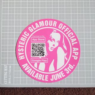 ヒステリックグラマー(HYSTERIC GLAMOUR)のヒステリックグラマーステッカー 正規品 OFFICIAL APPLICATION(その他)