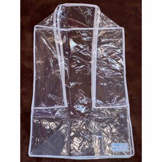 ☆別注品 収納袋ダブルファスナー付！完全透明で中身が一目瞭然5枚セットです！