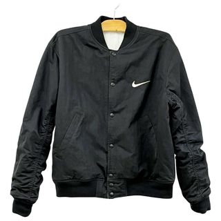 ◆◆NIKE ナイキ stussy リーバシブル ジャケット Mサイズ ブラック×ホワイト