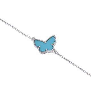 ヴァンクリーフアンドアーペル(Van Cleef & Arpels)の中古 ヴァン クリーフ&アーペル Van Cleef & Arpels レディース ブレスレット K18ホワイトゴールド WG ターコイズ(ブレスレット/バングル)