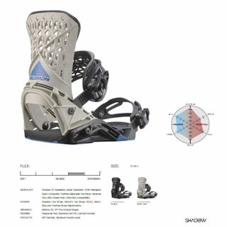 サロモン(SALOMON)の新品 25-26 SALOMON BINDING HIGHLANDERBLACK Mサイズ 土日祝発送 M111(バインディング)