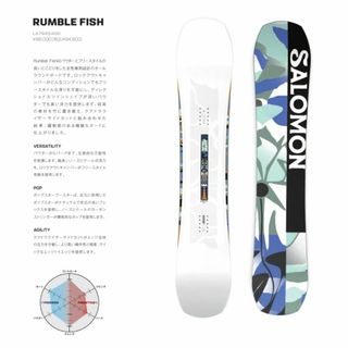 サロモン(SALOMON)の新品 25-26 SALOMON BOARD RUMBLE FISH144cm 土日祝発送 M111(ボード)