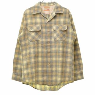 リーバイス(Levi's)の【LEVIS】60s オープンカラー チェック ウール長袖シャツ(シャツ)