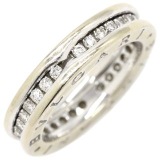 ブルガリ(BVLGARI)のブルガリ BVLGARI リング 指輪 ビーゼロワン B-zero1 ダイヤリング K18WG ホワイトゴールド #52(JP12) 750WG 18金 12号【中古】(リング(指輪))