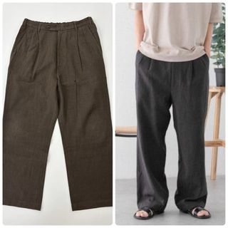 23ss アーバンリサーチ ドアーズ FORK&SPOON テクスチャー パンツ(その他)