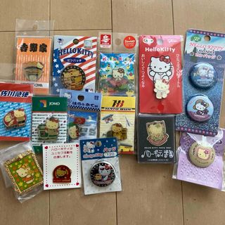 サンリオ(サンリオ)のハローキティ　レトロ　ピンバッジ(キャラクターグッズ)