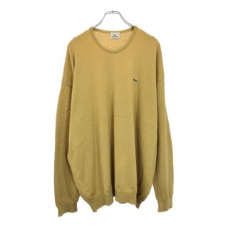 LACOSTE ラコステ ウールニット セーター ライトブラウン(メンズ 9)中古 古着 U8801(ニット/セーター)