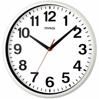 【在庫セール】MAG(マグ) 掛け時計 壁掛け時計 アナログ 静音 連続秒針 直