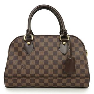 ルイヴィトン(LOUIS VUITTON)のルイ ヴィトン ドゥオモ ハンドバッグ ダミエ ブラウン 茶 ゴールド金具 N60008 LOUIS VUITTON（未使用　展示品）(ハンドバッグ)