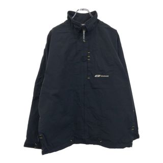 Reebok リーボック ナイロンジャケット スポーツ ブラック(メンズ XS)中古 古着 U8802