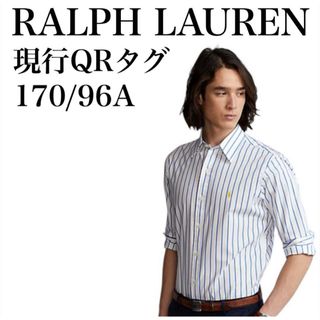 現行QRタグ　RALPH LAUREN ストライプ　ドレスシャツ　BDシャツ