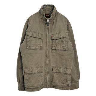 ショット(schott)のSchott ショット ミリタリージャケット カーキ(メンズ XL)中古 古着 U8805(ミリタリージャケット)