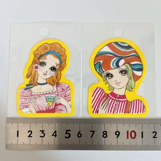 花村えい子 ステッカー シール レトロ ガール 女の子 少女漫画 昭和