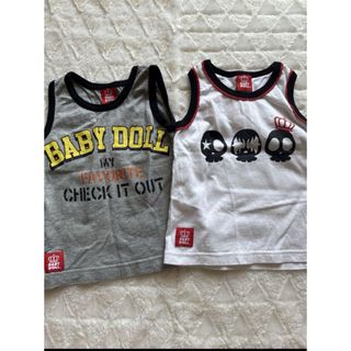 BABY DOLL ノースリーブタンクトップ 2枚セット 100cm