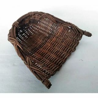 かずら製 箕籠 祖谷のかずら籠 国産 銘々皿 菓子皿 突出し皿 竹篭