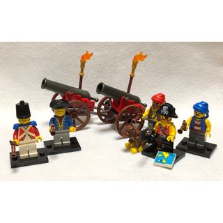 レゴ（LEGO）正規品　オールドレゴ　ミニフィグ　海賊　猿　大砲　可動式大砲 