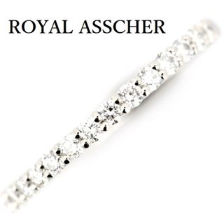 ロイヤルアッシャー ダイヤモンド 0.30ct ハーフエタニティ リング Pt950 JRA0196BP