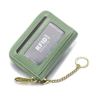 【並行輸入】RFID 本革 カードケース キーホルダ付き ycase5001(財布)
