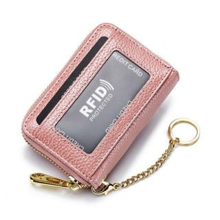 【並行輸入】RFID 本革 カードケース キーホルダ付き ycase5001(財布)
