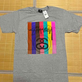 ステューシー(STUSSY)のSTUSSY SQUARES tee MULTI LOGO tシャツ M(Tシャツ/カットソー(半袖/袖なし))