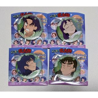 忍たま乱太郎　百面相缶バッジ -寝巻き姿の段-　4点セット