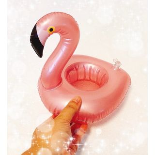 お人形の浮き輪　フラミンゴの浮き輪(単品)ミニチュア ドールハウス
