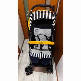 Combi スゴカルα 4キャス compact エッグショック HS イエロー
